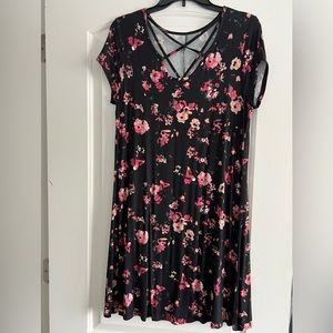 Floral print dress